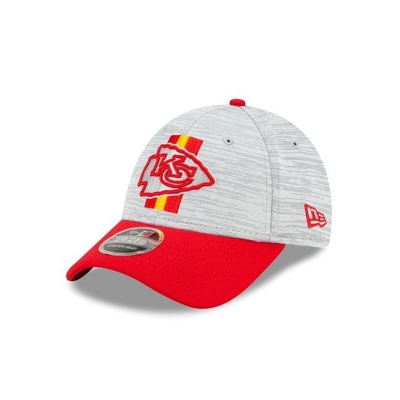Kansas City Chiefs Gorra | New Era Official NFL Training Stretch Snap 9forty Adjustable Cap Mexico - Rojos